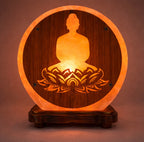 Himalaya-Salzlampe - Lotus Buddha 5KG