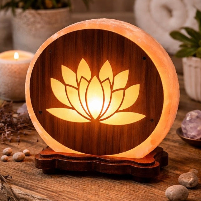 Candeeiro de Sal dos Himalaias - Lotus 5KG