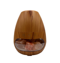 Difusor de Óleos Essenciais – Vaso Madeira Himalaia & Névoa de Chamas (19cm)
