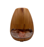 Difusor de Óleos Essenciais – Vaso Madeira Himalaia & Névoa de Chamas (19cm)