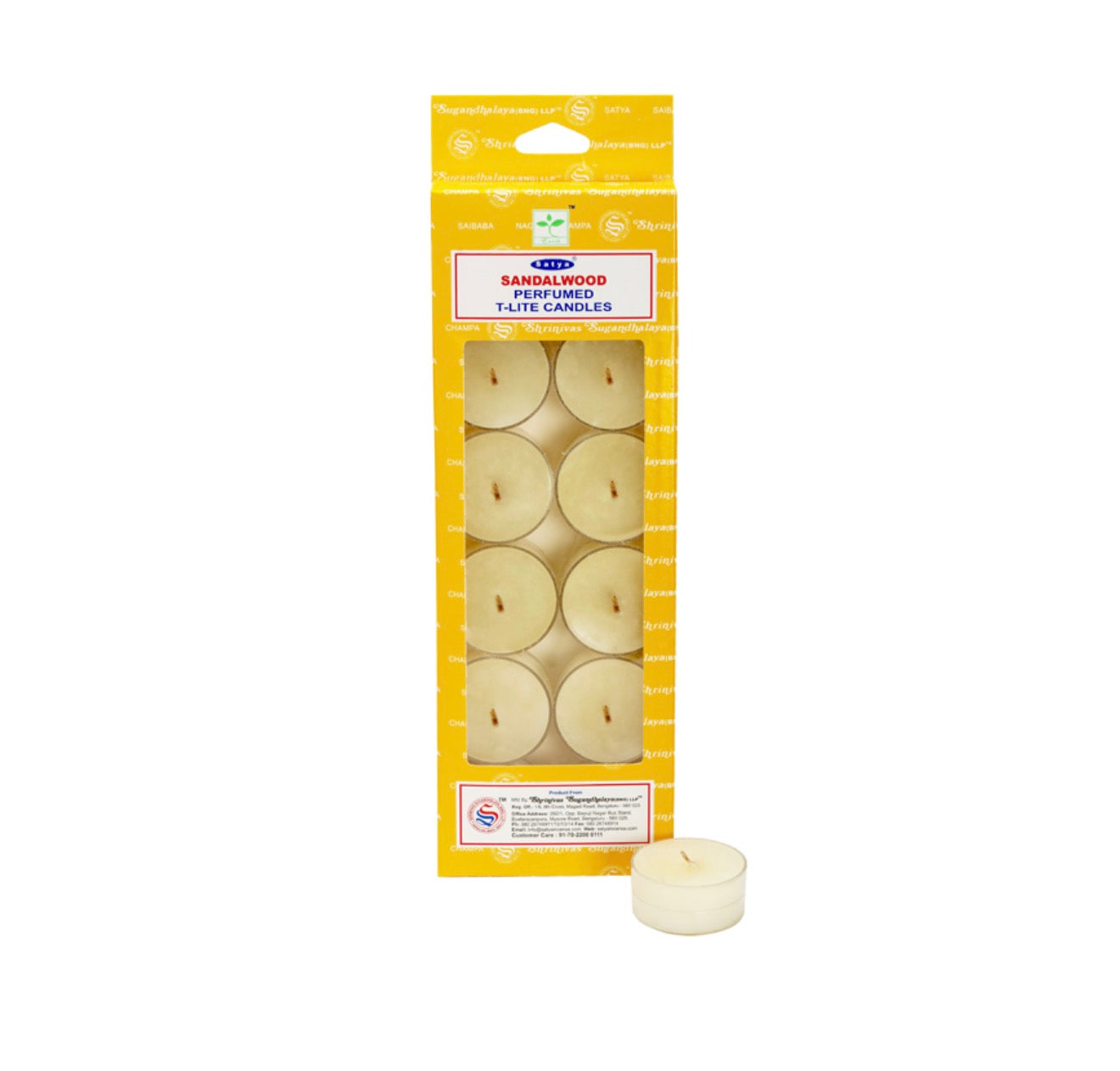Velas Perfumadas Satya Santal 12unid.