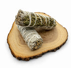 Weißer Salbei- & Rauten-Smudge-Stick 10cm (1 Stück)