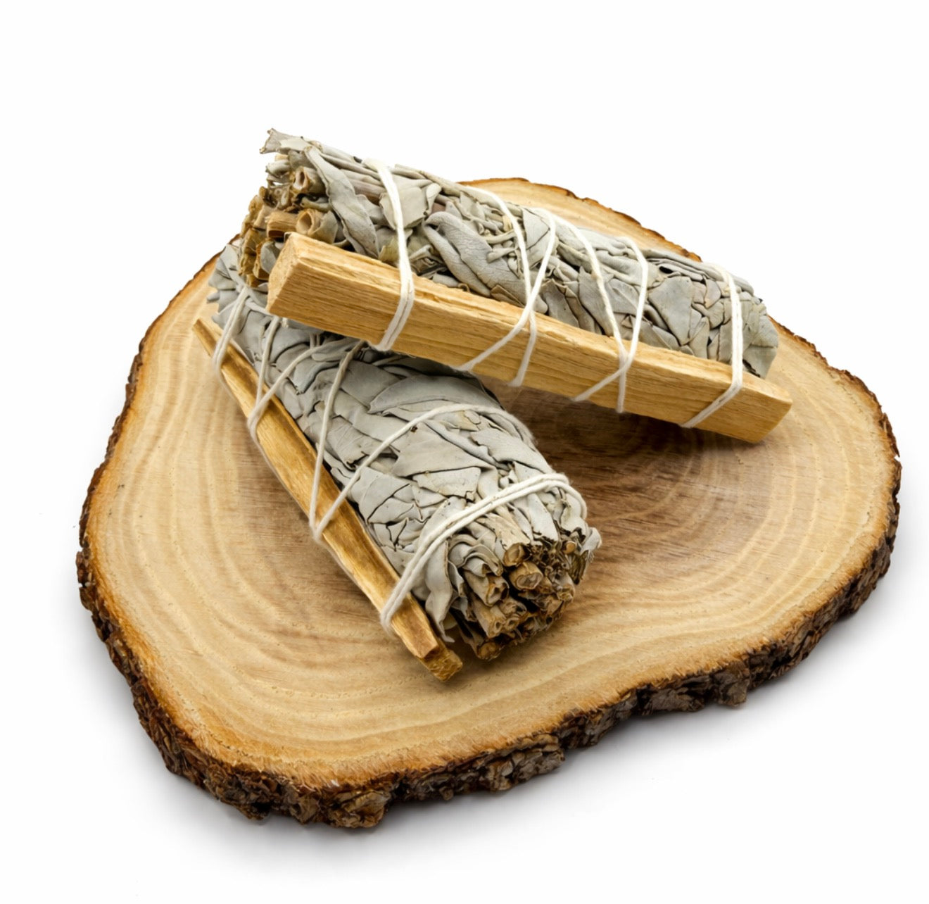 Weißer Salbeistab & Palo Santo 10cm (1 Stück)