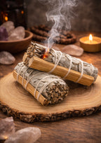 Weißer Salbeistab & Palo Santo 10cm (1 Stück)