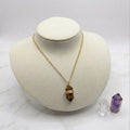 Colar Boho Dourado Aço Inoxidável - Olho de Tigre A