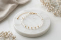 Armband Eira – Goldfarben und Bergkristall A