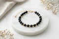 Armband Eira – Goldfarben und Onyx A