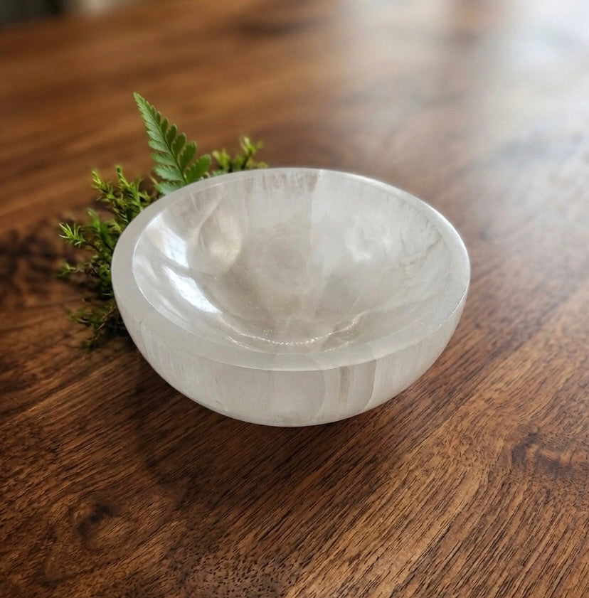 Selenitschale rund 10cm A+