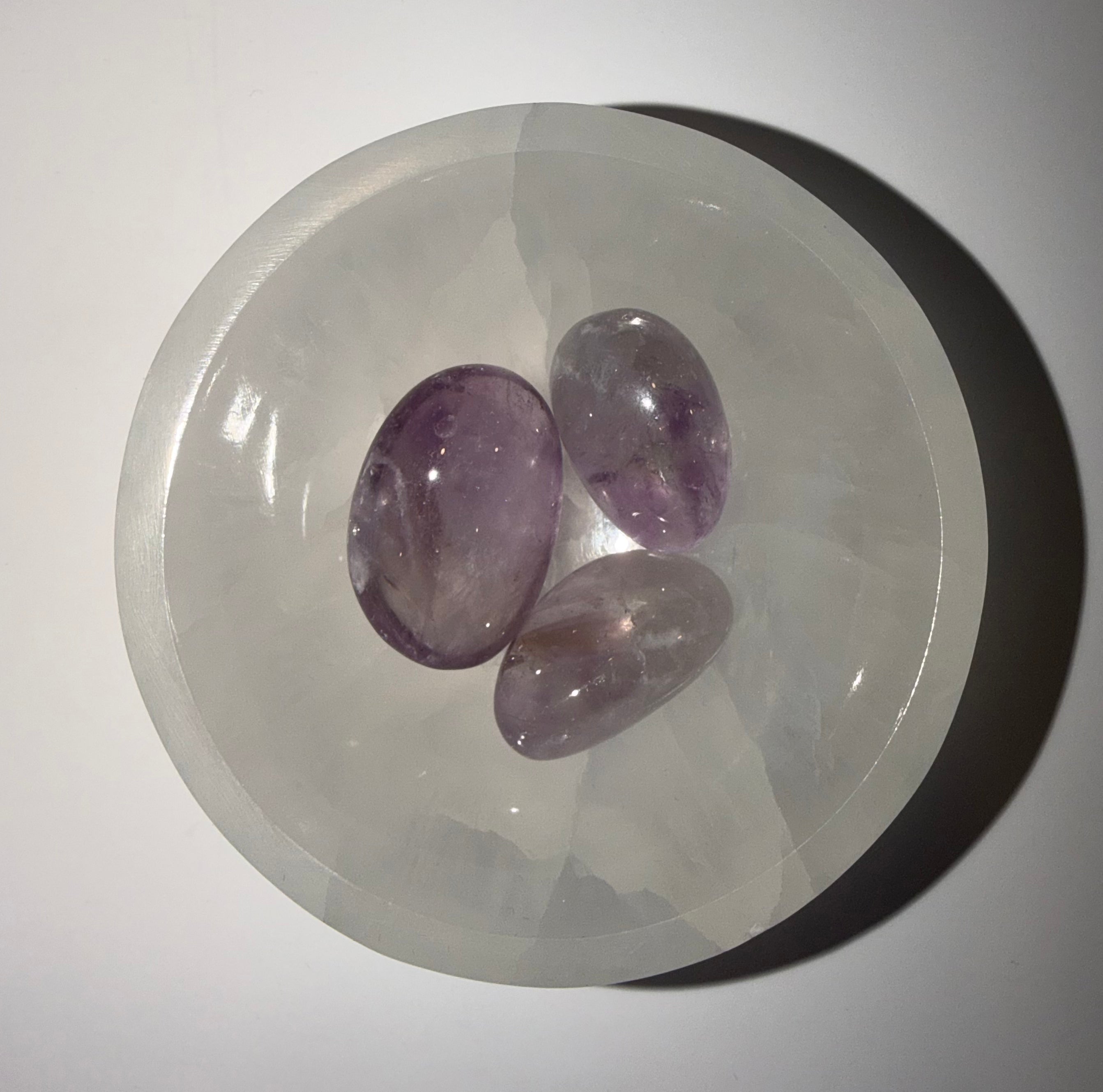 Getrommelter Stein, heller Amethyst, 30-40 mm AA (1 Stück)