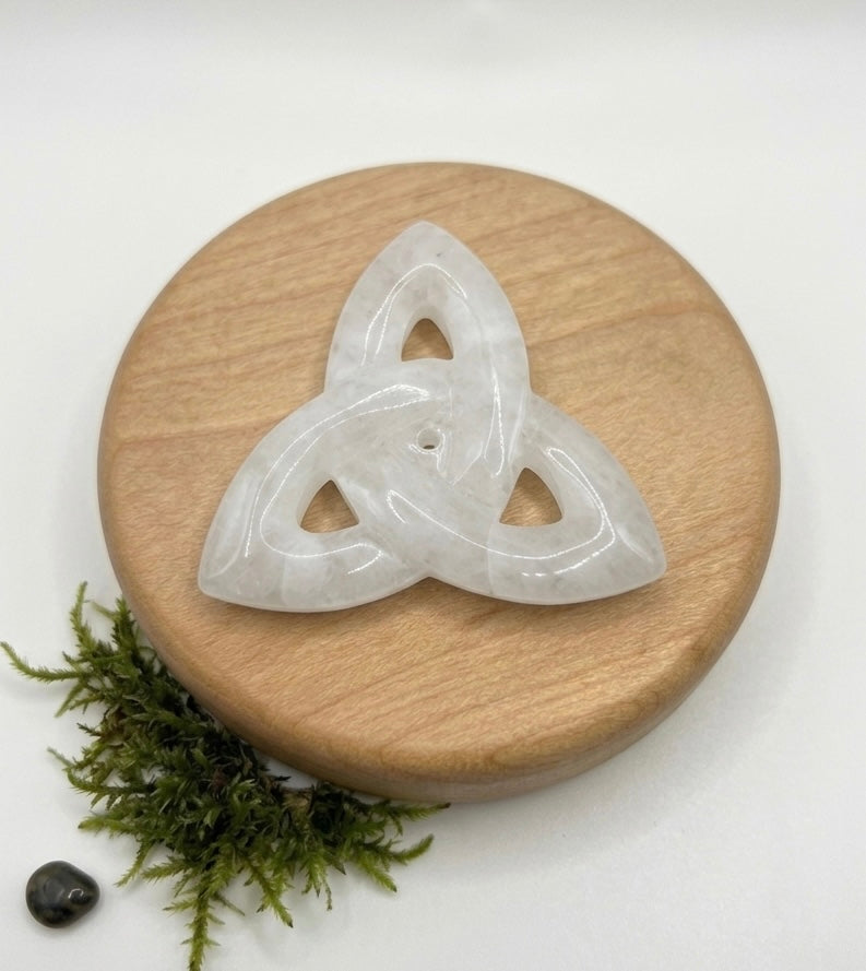 Triquetra Cristal de Rocha 60mm A (1 peça)
