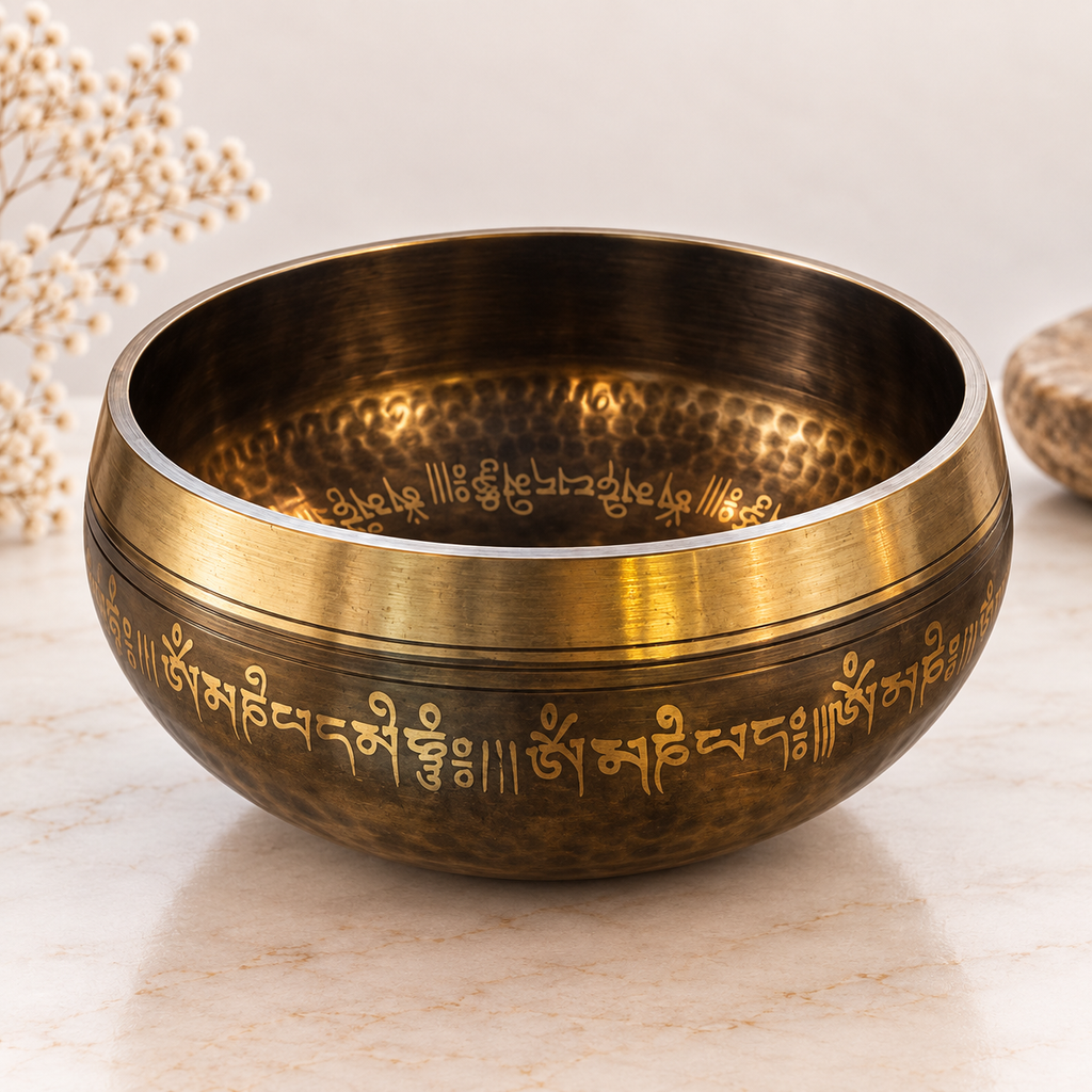 Bol chantant yeux de Bouddha 16cm (1 pièce)