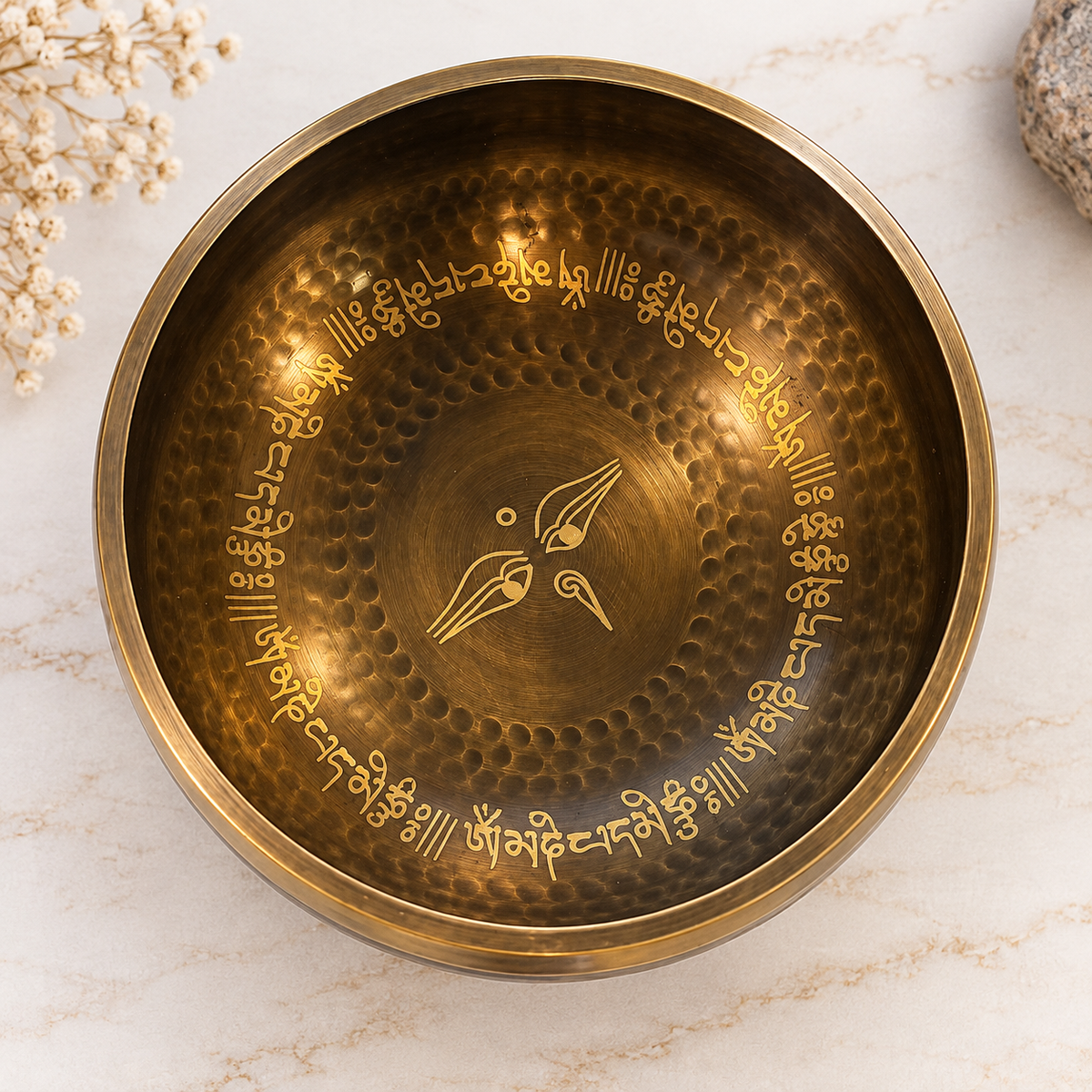 Bol chantant yeux de Bouddha 16cm (1 pièce)