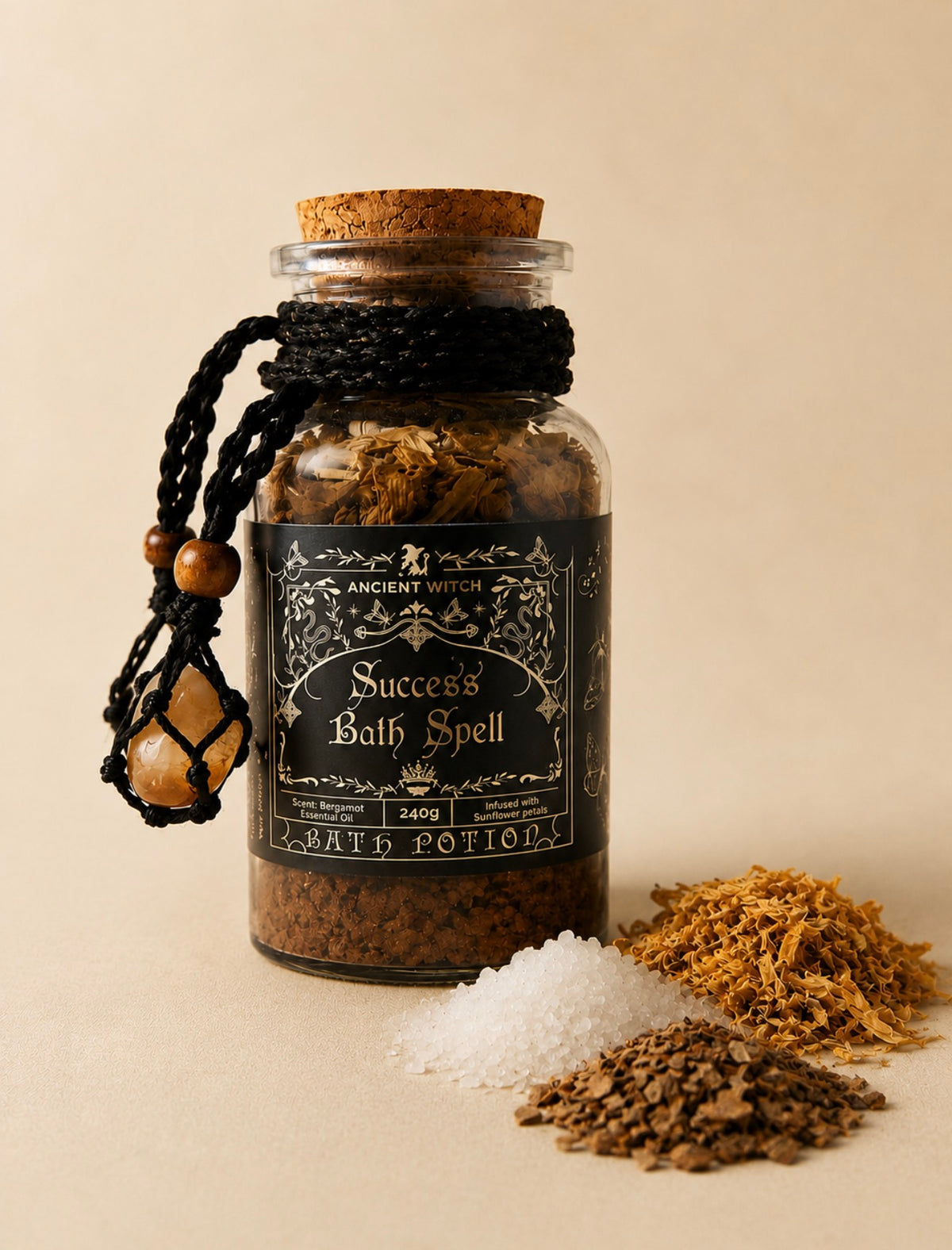 Potion de bain de Sorcière Ancestrale - Citrine/Succès