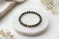 Bracelete de esferas de Obsidiana Dourada 6mm AA