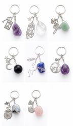 Crystal Blind Box – Porte-Clés en Pierre Naturelle (Fait Main)