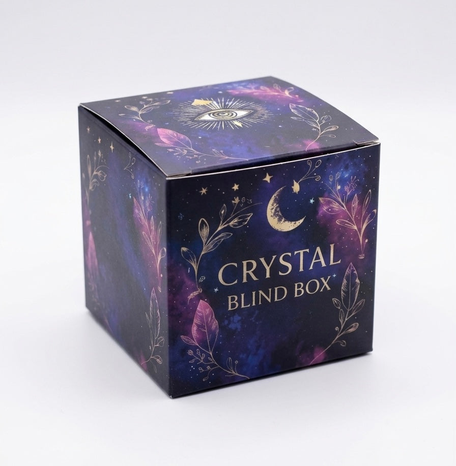 Crystal Blind Box – Porte-Clés en Pierre Naturelle (Fait Main)