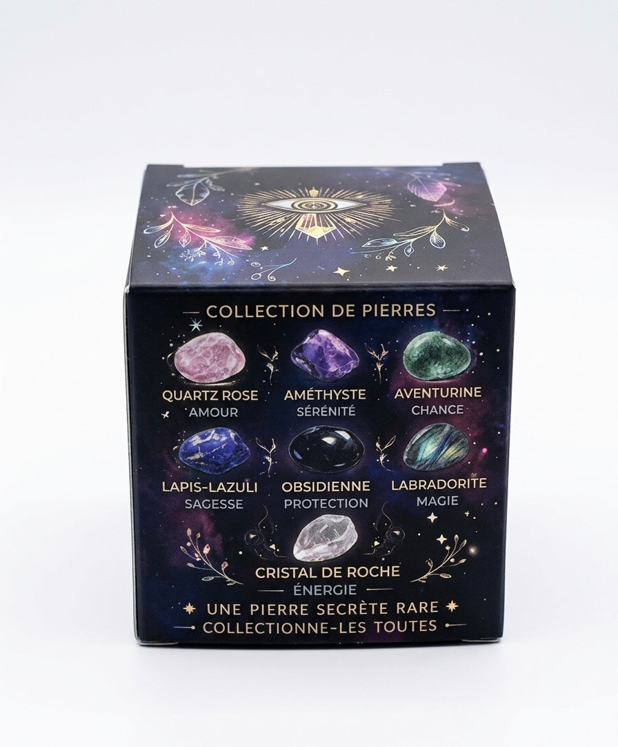 Crystal Blind Box – Porte-Clés en Pierre Naturelle (Fait Main)
