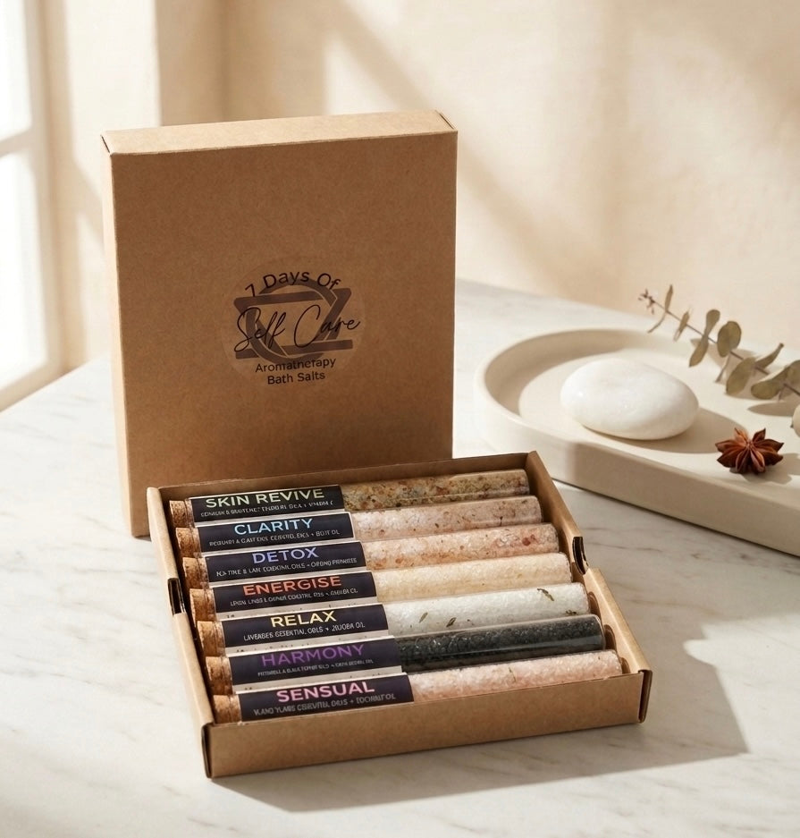 Coffret Sels de Bain Aromathérapie – 7 Days of Self Care