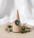 Bague en Argent 925 – Labradorite Ovale AA